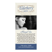 Aangepaste Salon Menu Rack Kaart (Voorkant)