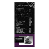 Aangepaste Salon-rackkaart Reclamekaart (Achterkant)