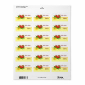 Aangepaste Salsa-labels Etiket (Full Sheet)