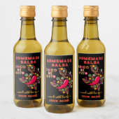 Aangepaste Salsa Labels voor Zelfgemaakte Salsa Wijn Etiket (Flessen)
