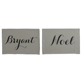 aangepaste samenstellende namen of initialen kussensloop