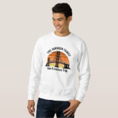 Aangepaste San Francisco-brugzonsondergang Trui (Voorkant volledig)