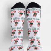 Aangepaste Santa Elf Kerstmis, mooie lijst goedgek Sokken (Top)