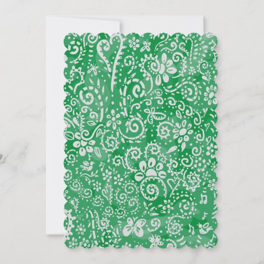 Aangepaste Santa Notes Kaart (Achterkant)