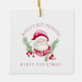 Aangepaste Santa ornament DIY Vakantie Kerstsfeer (Voorkant)