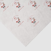 Aangepaste Santa waterverf kerstsfeer cadeau Tissuepapier (Detail)