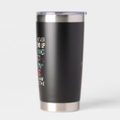 Aangepaste sarcastische perfecte verdomde vrouw ec geïsoleerde drinkbeker (Links)