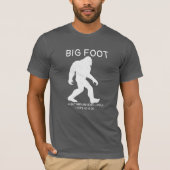 Aangepaste Sasquatch Humor & Lachen, Funny Bigfoot T-shirt (Voorkant)