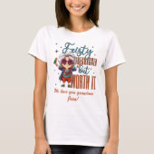 Aangepaste Sassy Oma Granny Sentiment Naam T-shirt (Voorkant)