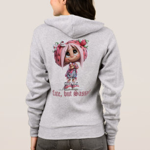 Aangepaste Sassy Strawberry Hoodie