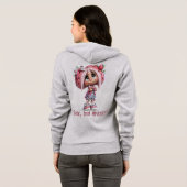 Aangepaste Sassy Strawberry Hoodie (Achterkant volledig)