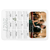 Aangepaste 'Save the Date' fotomagneet 2027 kalend Magneet (Horizontaal)