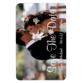 Aangepaste Save The Date-magneet Magneet (Verticaal)
