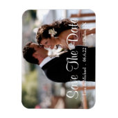 Aangepaste Save The Date-magneet Magneet (Verticaal)