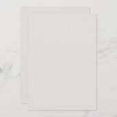 Aangepaste Save the Date - Platina Wit (Voorkant / Achterkant)