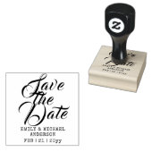 Aangepaste Save the Date Stempel Handgeschreven St (Gestempeld)
