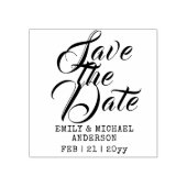 Aangepaste Save the Date Stempel Handgeschreven St (Afrduk)