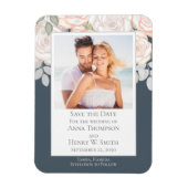 Aangepaste Save the Date trouwfoto Magneet (Verticaal)