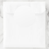 Aangepaste Says-It Ronde Sticker (Tas)