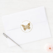 Aangepaste SBTF-Sticker - Goud Ronde Sticker (Envelop)