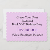 Aangepaste 'Scalloped Shape Birthday'-feestdagen Kaart (Voorkant)