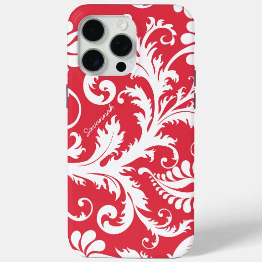 Aangepaste schade rood elke kleur Case-Mate iPhone case (Achterkant)