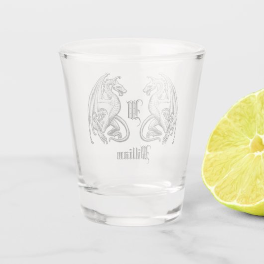 Aangepaste scharnierende wasbakens shot glas (Achterkant)