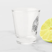 Aangepaste scharnierende wasbakens shot glas (Links)