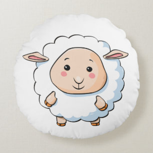aangepaste schatteschapen rond kussen
