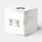 Aangepaste Schattige bruiloft Voeg uw foto toe Bedankdoosjes (Achterkant)