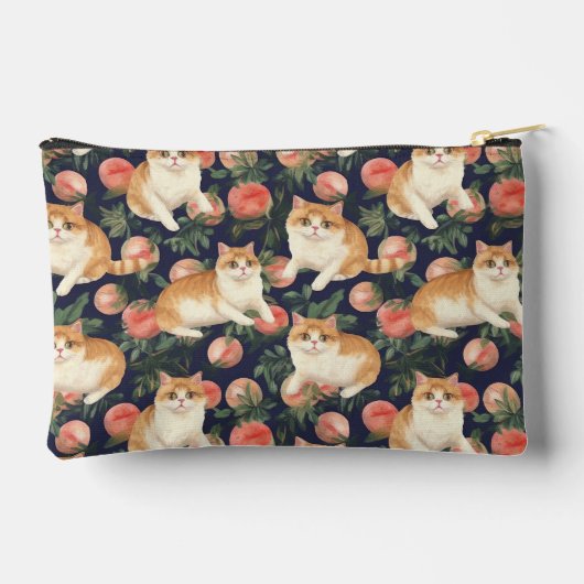 Aangepaste Schattige Cat Pencil Hoesje Accessoirez Etui (Achterkant)