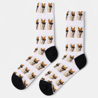Aangepaste Schattige Dog Photo Pattern Sokken