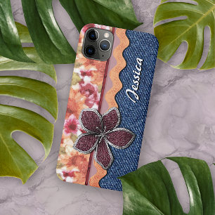Aangepaste Schattige Elegante Zomer Bloemrijke Kun Case-Mate iPhone Case
