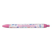 Aangepaste Schattige puppy Blauwe Inkt Pen (Voorkant)