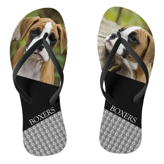 Aangepaste Schattige Puppy Dog-Teenslippers met Fa Teenslippers (Voetbed)