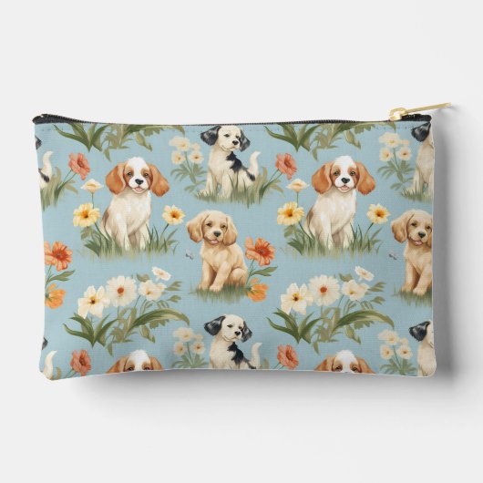 Aangepaste Schattige Puppy Pencil Hoesje Etui (Achterkant)