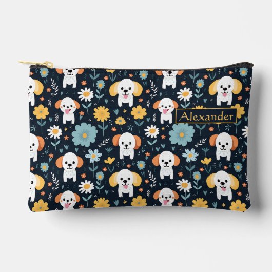 Aangepaste Schattige Puppy Pencil Hoesje Etui (Voorkant)