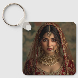 Aangepaste schattige twee foto dubbelzijdig gepers sleutelhanger