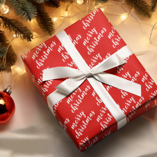 Aangepaste Schattige Winter Seizoen Vakantie Worda Cadeaupapier