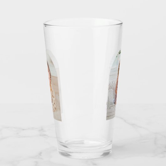 Aangepaste Schattigee 2 foto's Arch Glas (Links)