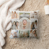 Aangepaste Schattigee 9 Foto's Collage Arch Kussen (Deken)