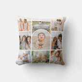 Aangepaste Schattigee 9 Foto's Collage Arch Kussen (Voorkant)