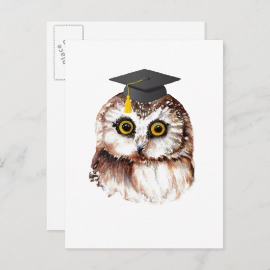 Aangepaste Schattigee afstudeeruil Aankondigingskaart (Voorkant / Achterkant)