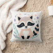 Aangepaste Schattigee Baby Wasbeer Kwekerij Boho K Kussen (Deken)