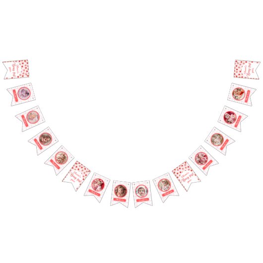 Aangepaste Schattigee Berry Eerste 1e Verjaardag R Vlaggetjes (Alle)