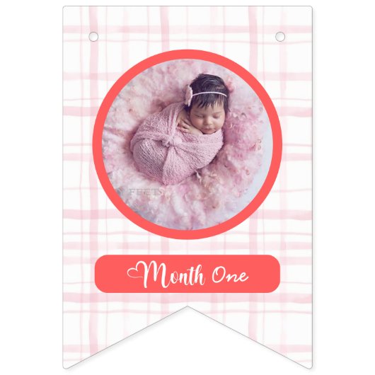 Aangepaste Schattigee Berry Eerste 1e Verjaardag R Vlaggetjes (Tweede vlag)