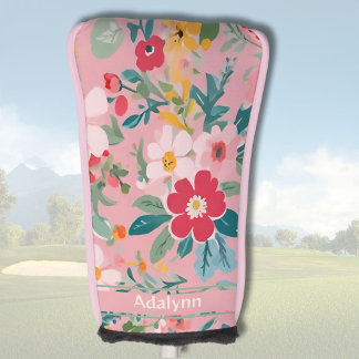 Aangepaste Schattigee  Bloem Cadeaus voor Vrouwen  Golfheadcover