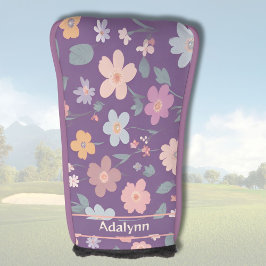 Aangepaste Schattigee  Bloemen Cadeaus voor Vrouwe Golfheadcover