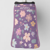 Aangepaste Schattigee  Bloemen Cadeaus voor Vrouwe Golfheadcover (Draai 90)