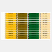 Aangepaste Schattigee bosdieren met kinder naam Labels (Vel)